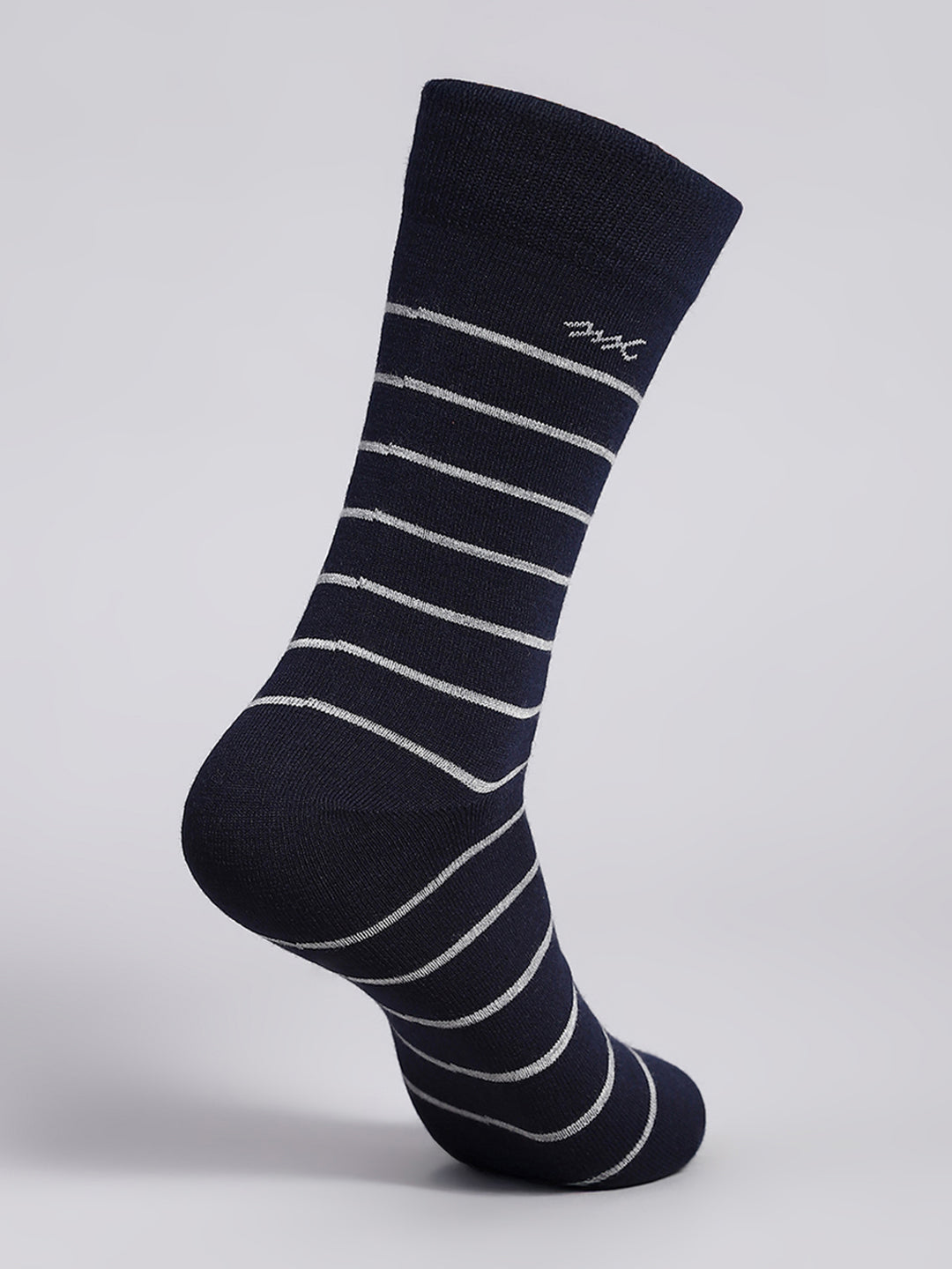 Men Cotton Blend Solid Calf Length Socks (1 Pair)