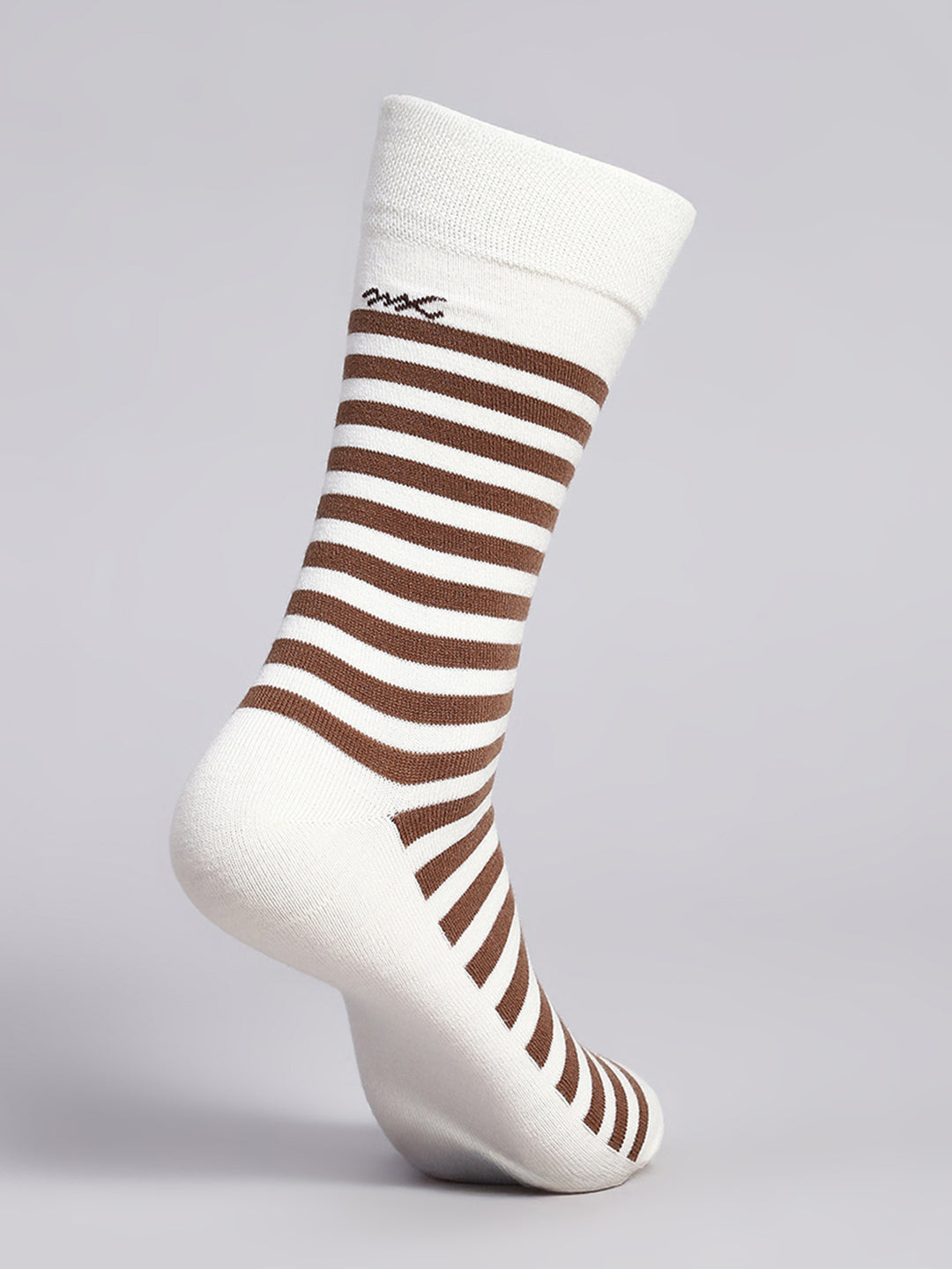 Men Cotton Blend Solid Calf Length Socks (1 Pair)