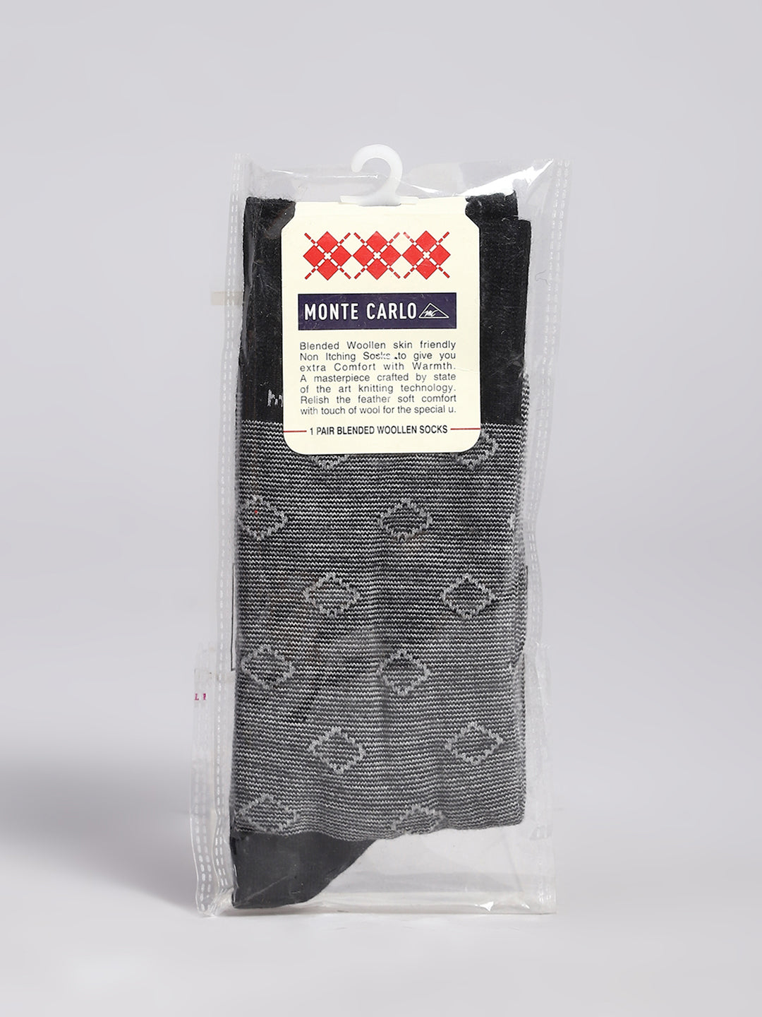 Men Cotton Blend Solid Calf Length Socks (1 Pair)