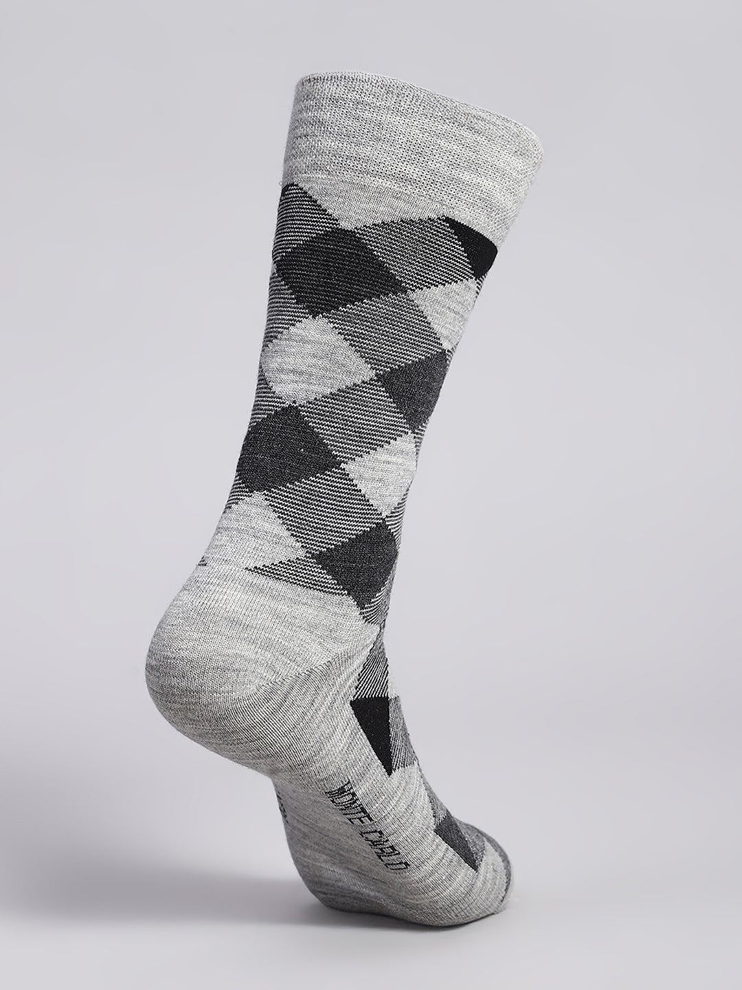 Men Cotton Blend Solid Calf Length Socks (1 Pair)