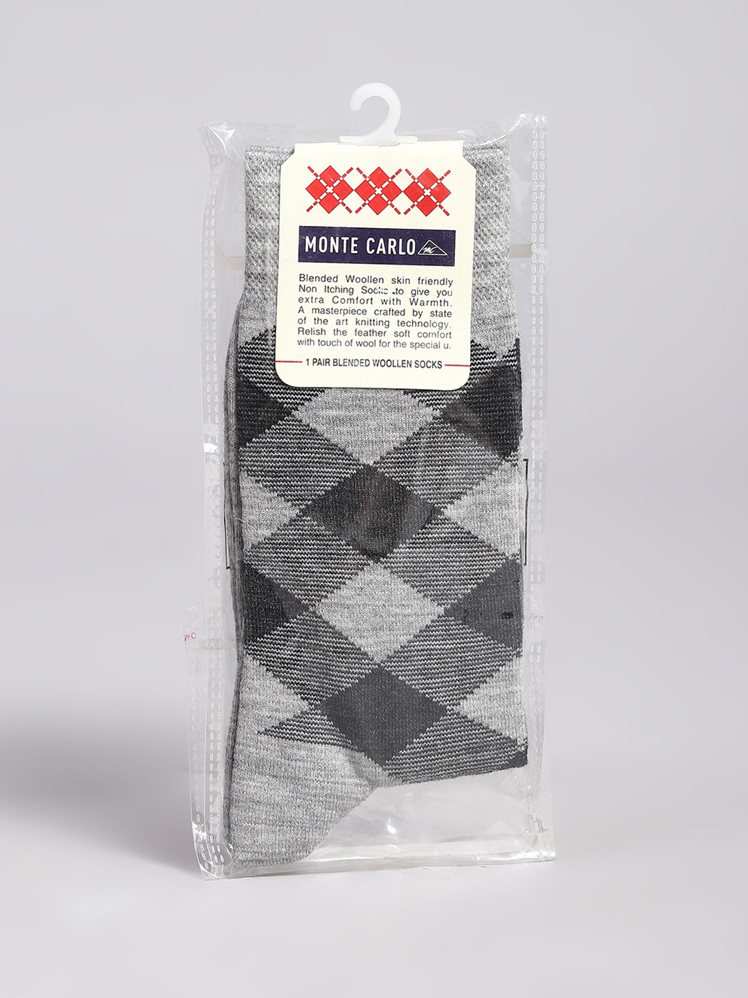 Men Cotton Blend Solid Calf Length Socks (1 Pair)
