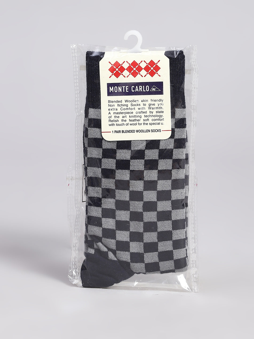 Men Cotton Blend Solid Calf Length Socks (1 Pair)