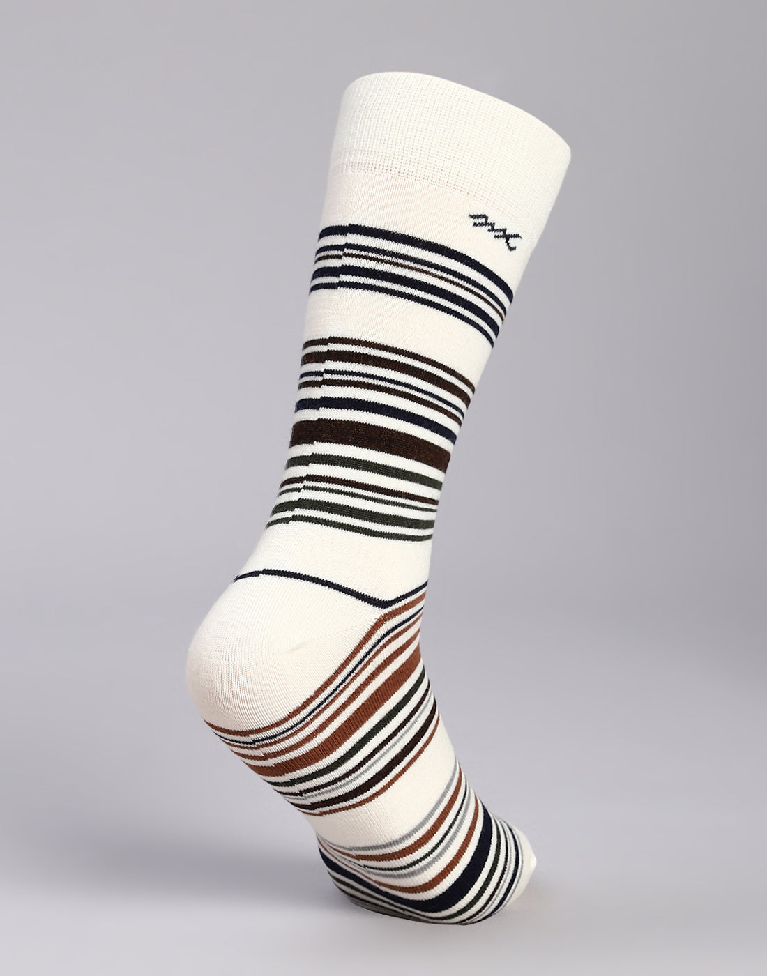 Men Cotton Blend Solid Calf Length Socks (1 Pair)