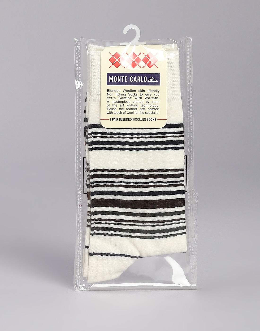 Men Cotton Blend Solid Calf Length Socks (1 Pair)