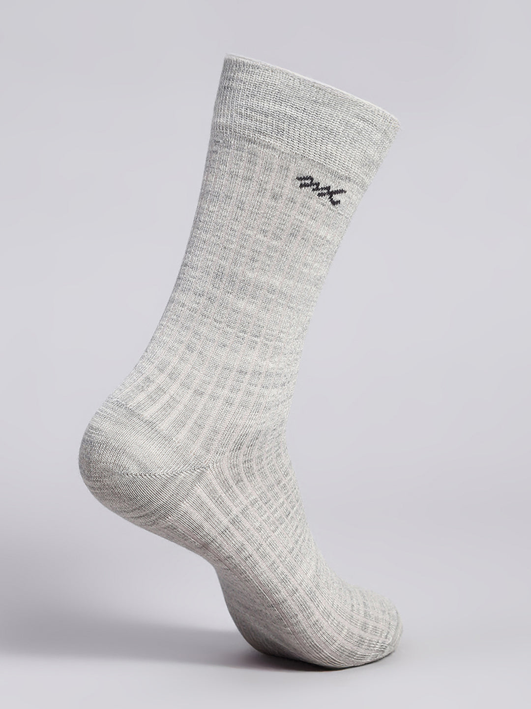 Men Cotton Blend Solid Calf Length Socks (1 Pair)