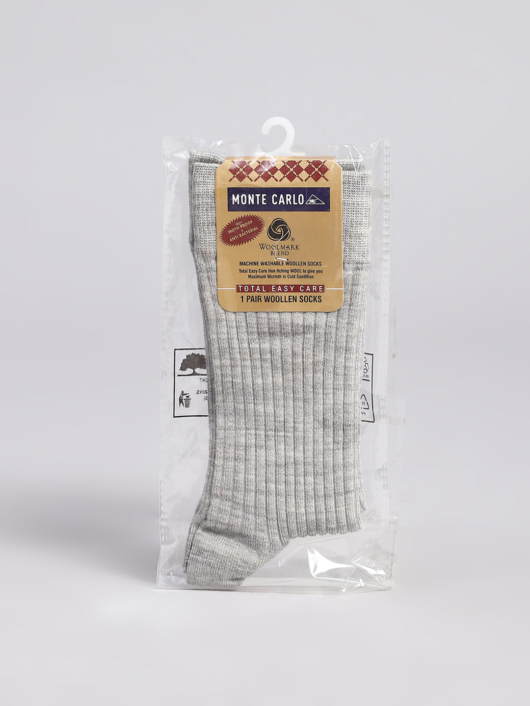 Men Cotton Blend Solid Calf Length Socks (1 Pair)