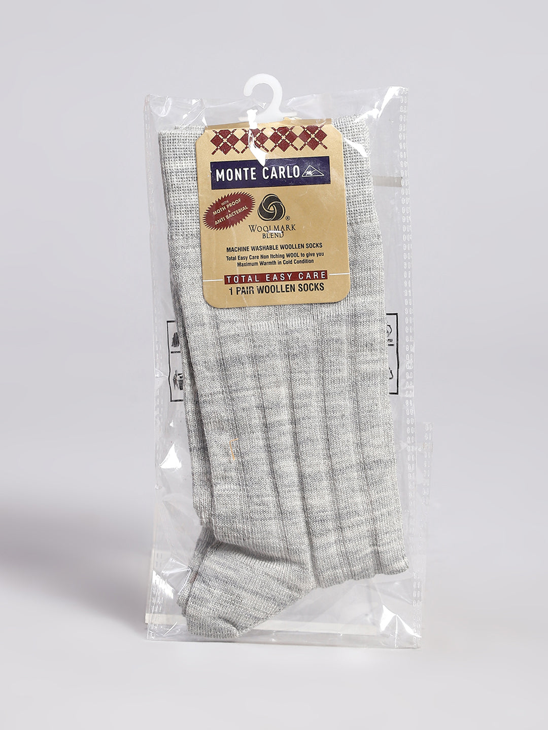Men Cotton Blend Solid Calf Length Socks (1 Pair)