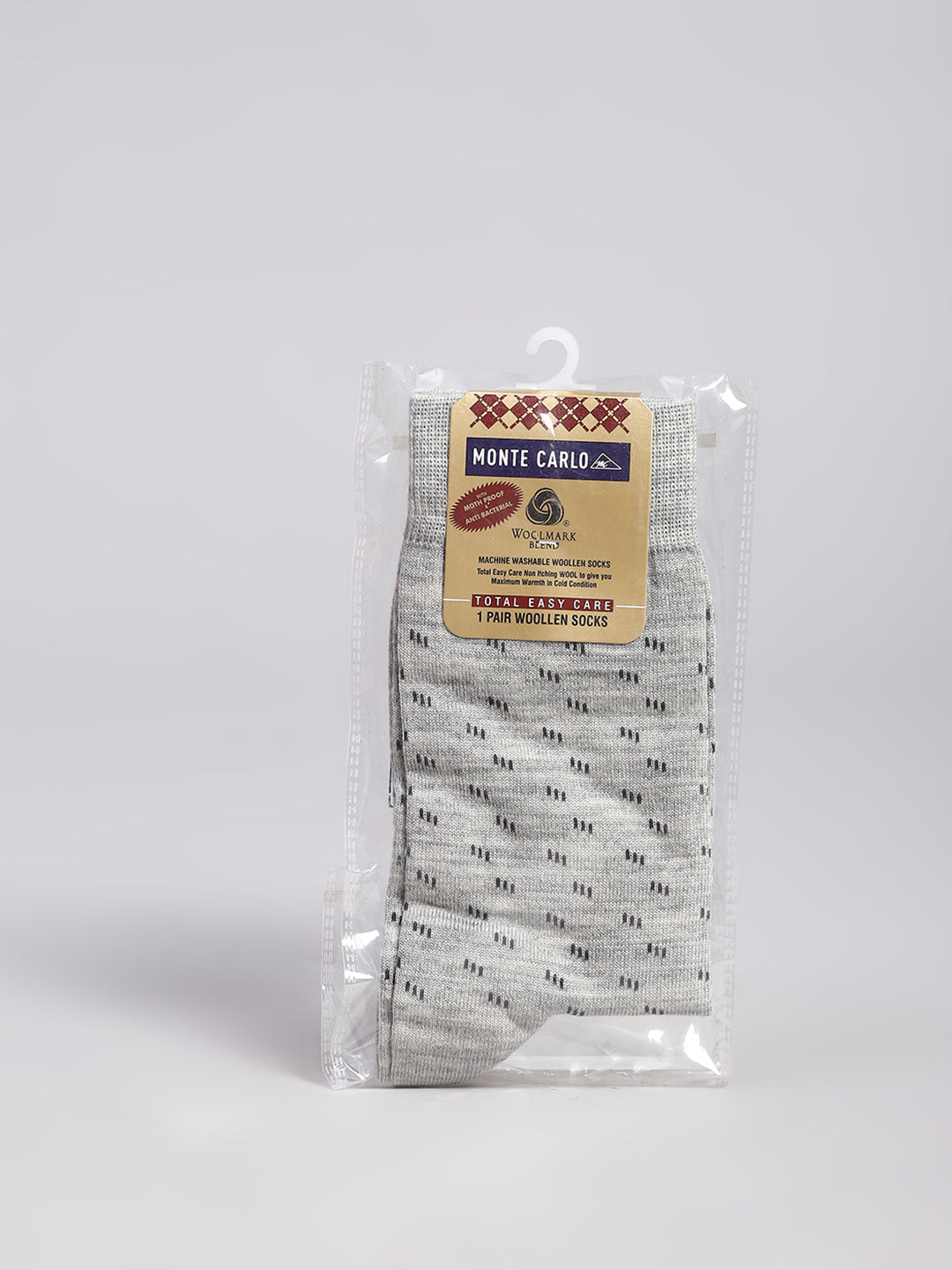 Men Cotton Blend Solid Calf Length Socks (1 Pair)