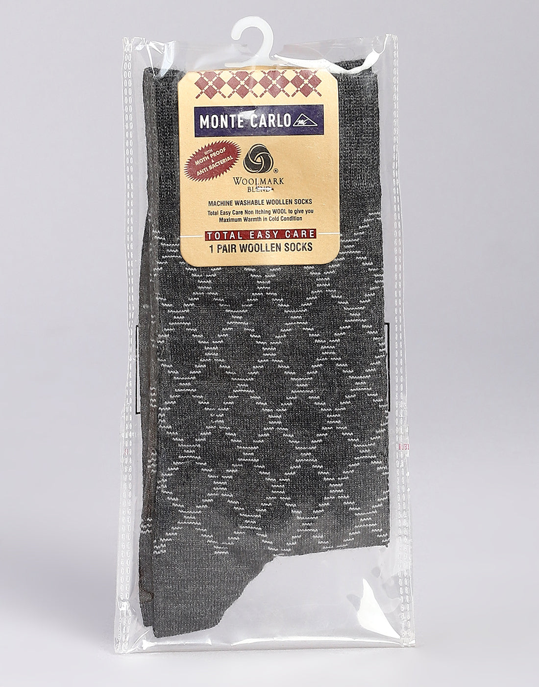 Men Cotton Blend Solid Calf Length Socks (1 Pair)