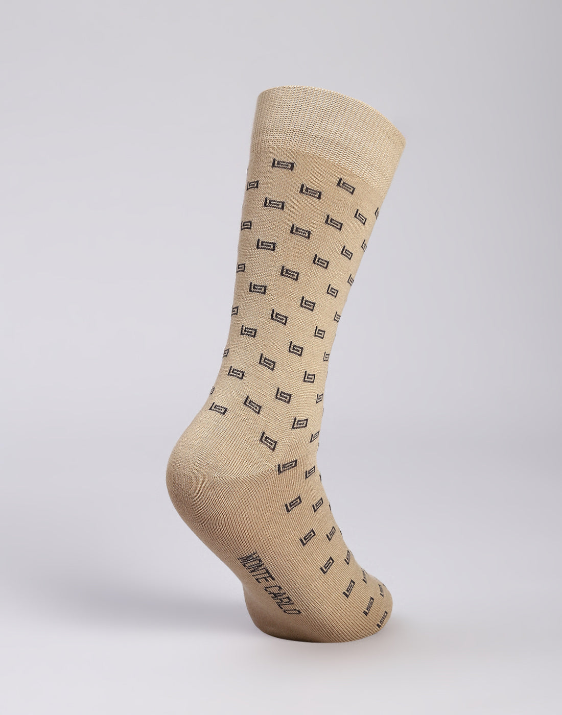 Men Cotton Blend Solid Calf Length Socks (1 Pair)