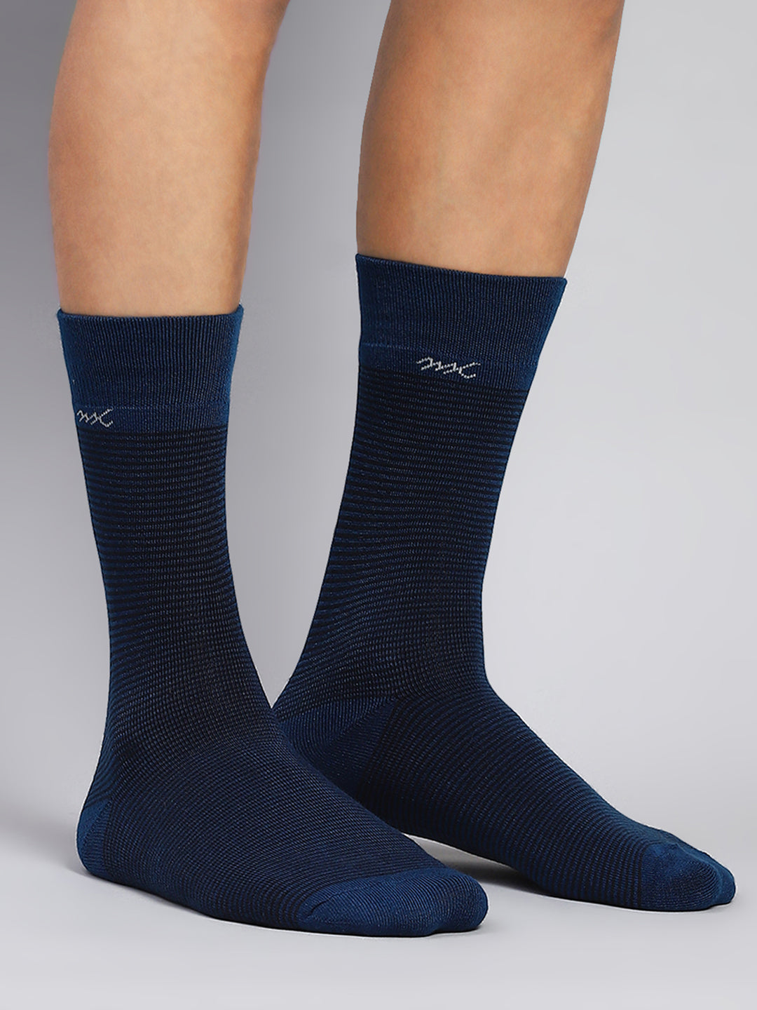 Men Wool blend Self Design Calf Length Socks (Pack of 2)