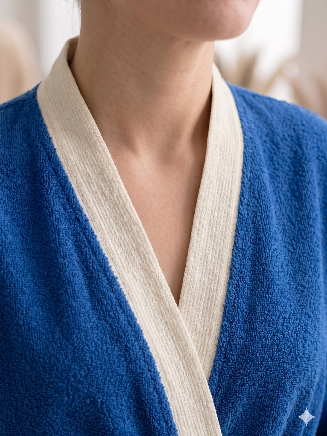 Monte Carlo Unisex Knee Length Solid Cotton Bath Robe 380 GSM with Belt and Pockets