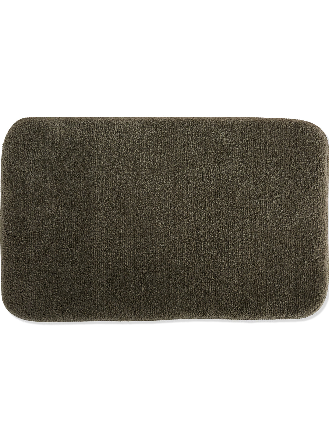 Monte Carlo Charcoal Solid Polyester 2000 GSM Soft and Absorbent Anti-Skid Bath Mat
