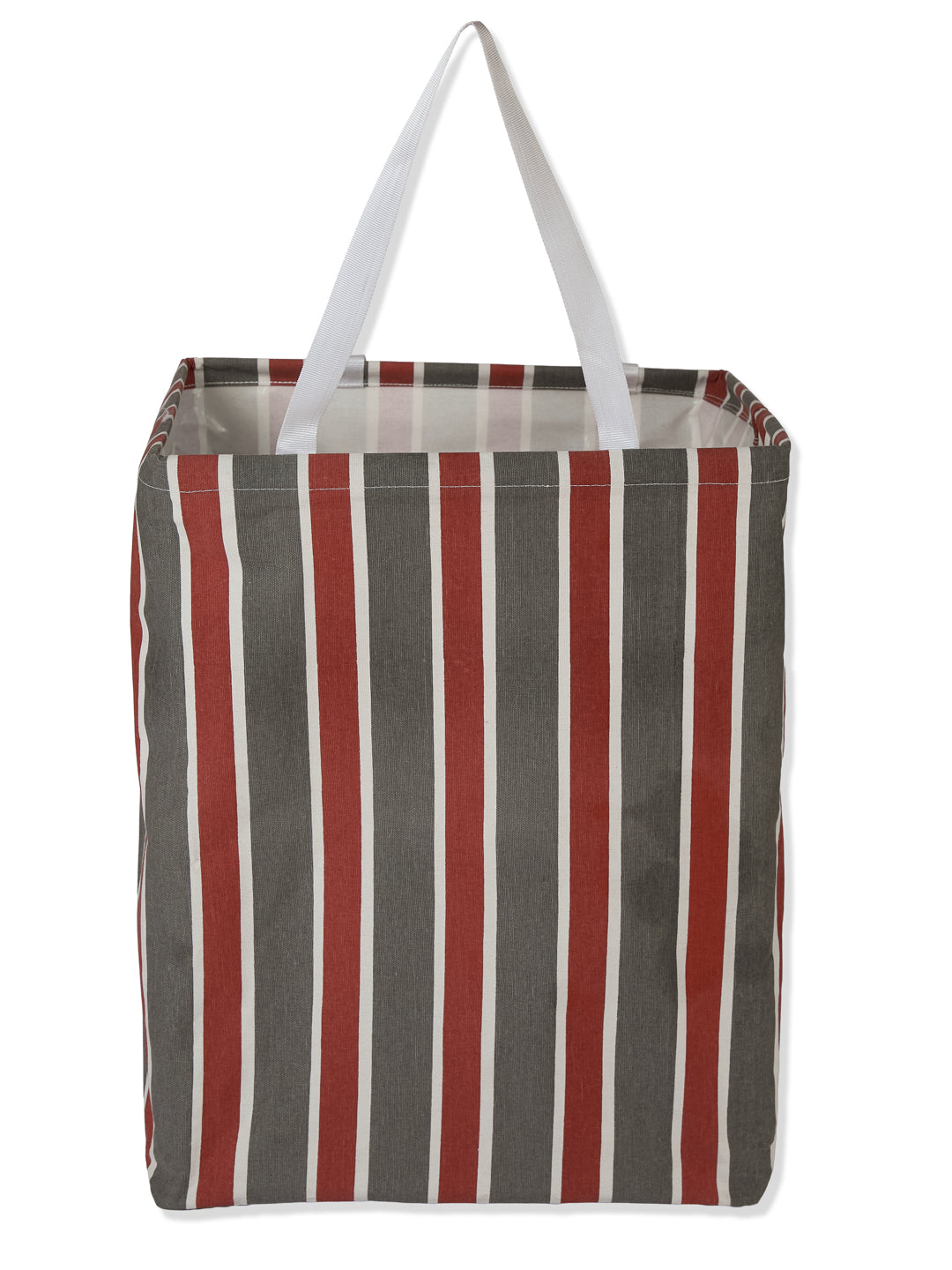 Monte Carlo Stripe Cotton Laundry Storage Bag with Handles