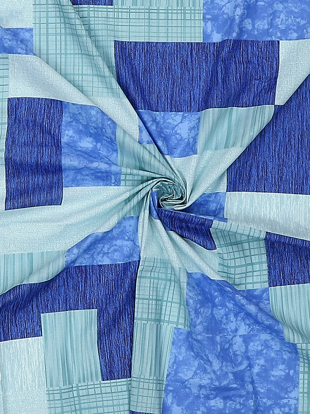 140TC Pure Cotton Queen Bedsheet with 2 Pillow Covers