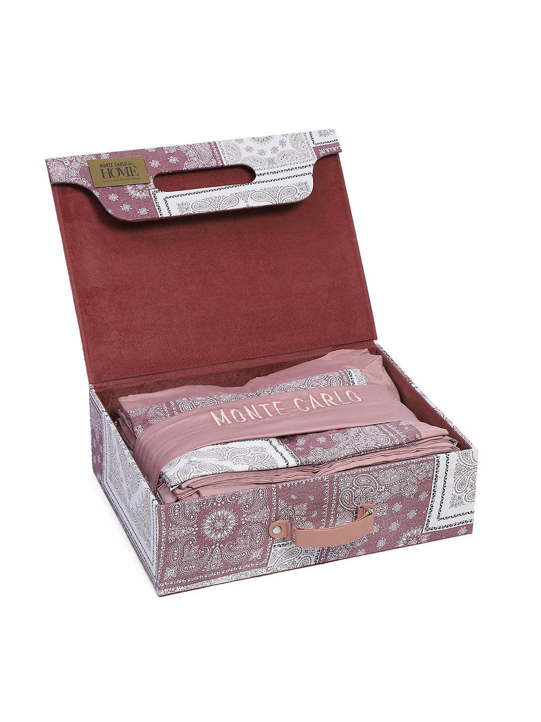 300 TC Cotton King Size Luxury 7 Pc Bedding Set (Heritage)