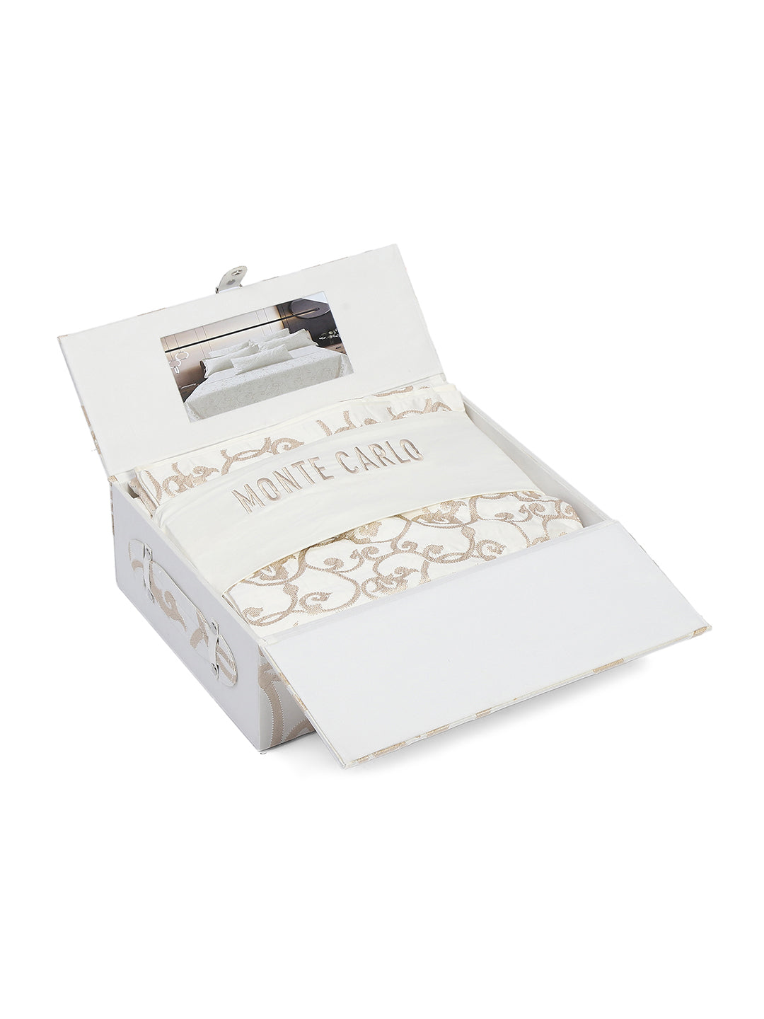 400 TC Cotton King Size Luxury 10 Pc Bedding Set (Matrix)