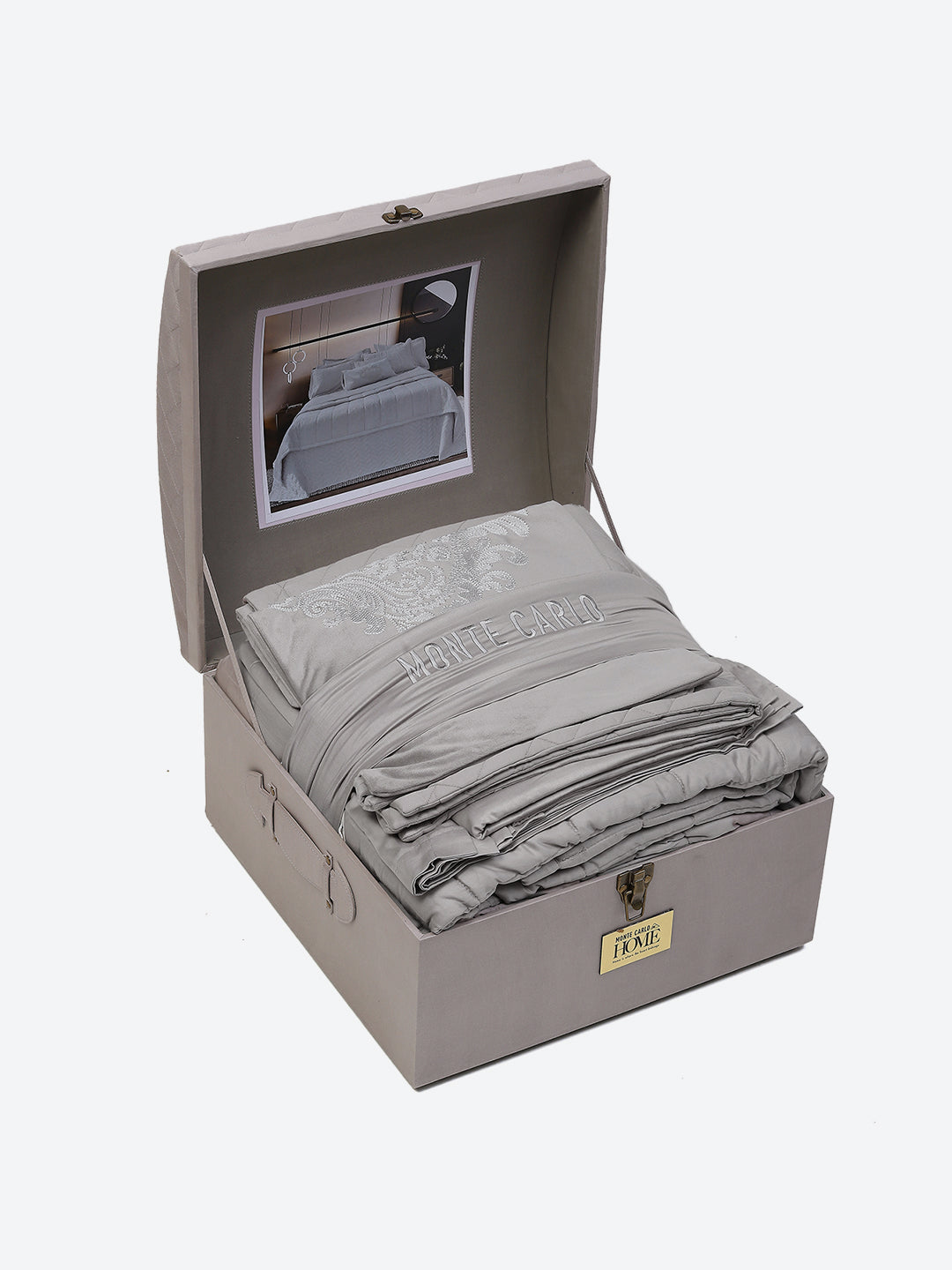 300 TC Cotton King Size Luxury 11 Pc Bedding Set (Trousseau)