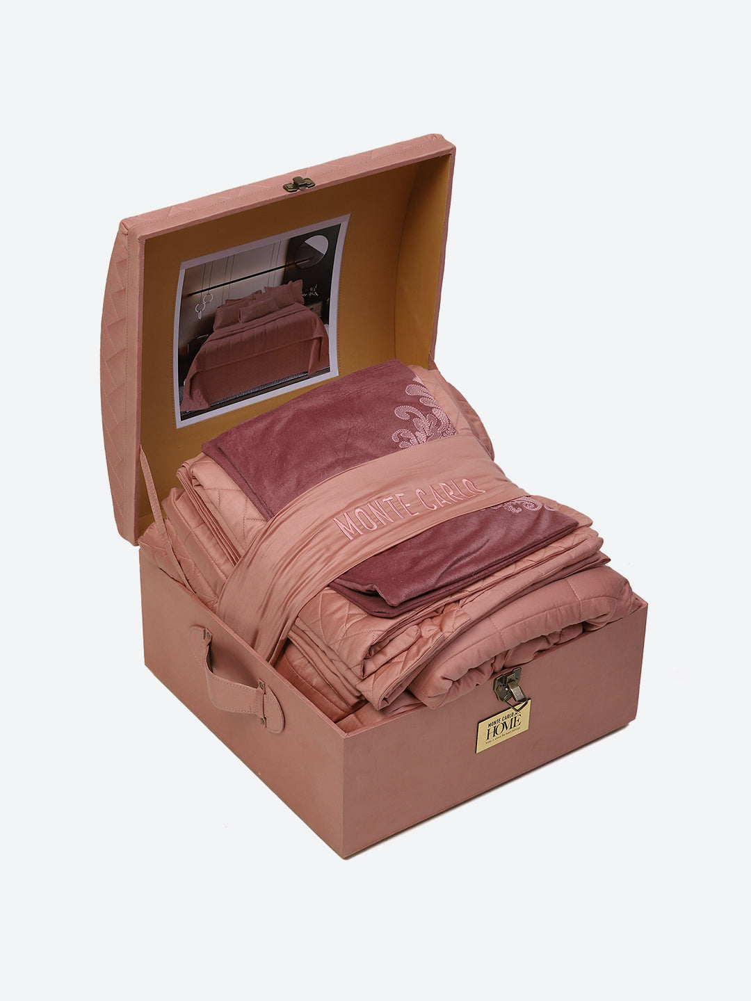 300 TC Cotton King Size Luxury 11 Pc Bedding Set (Trousseau)