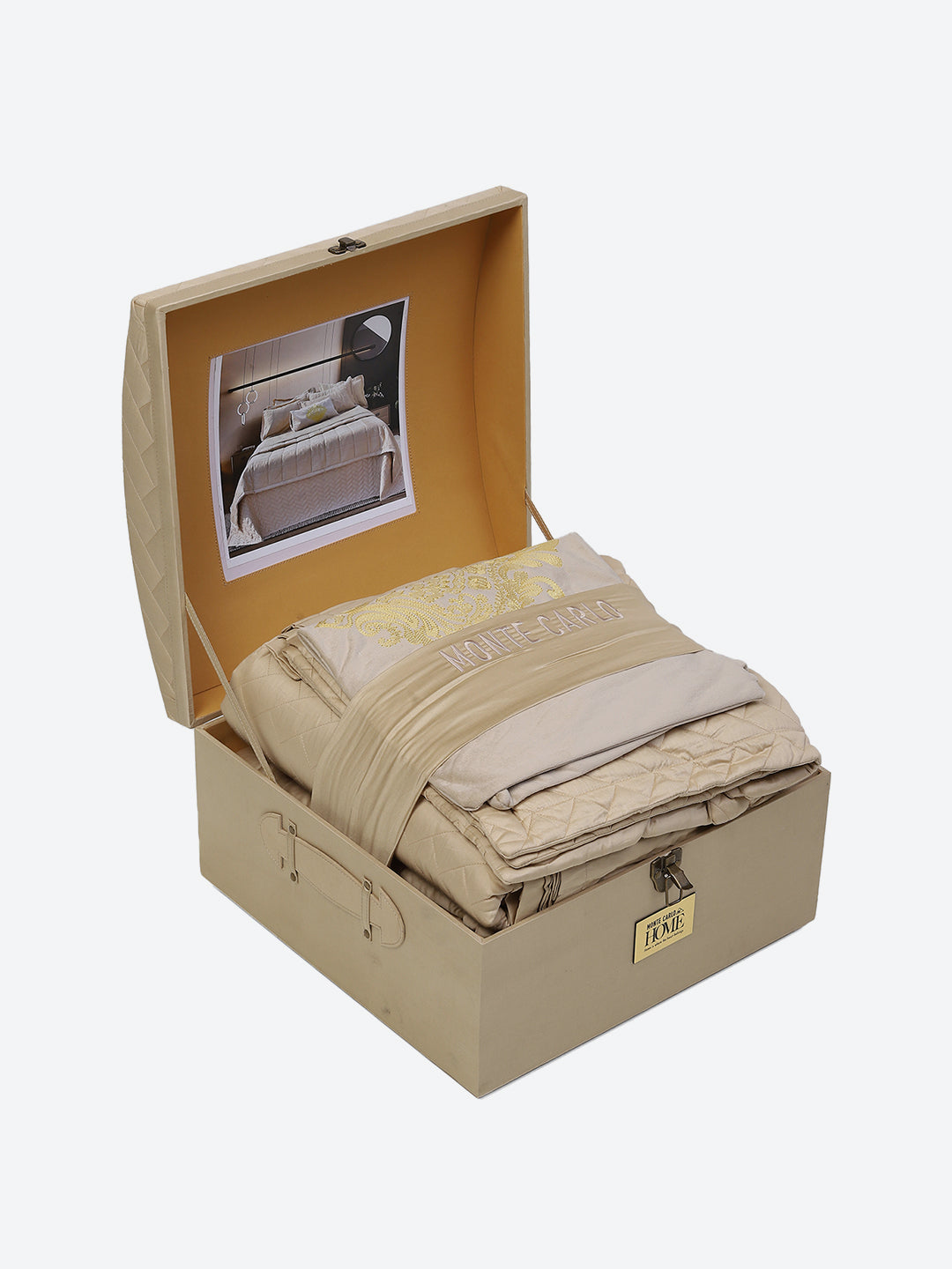 300 TC Cotton King Size Luxury 11 Pc Bedding Set (Trousseau)