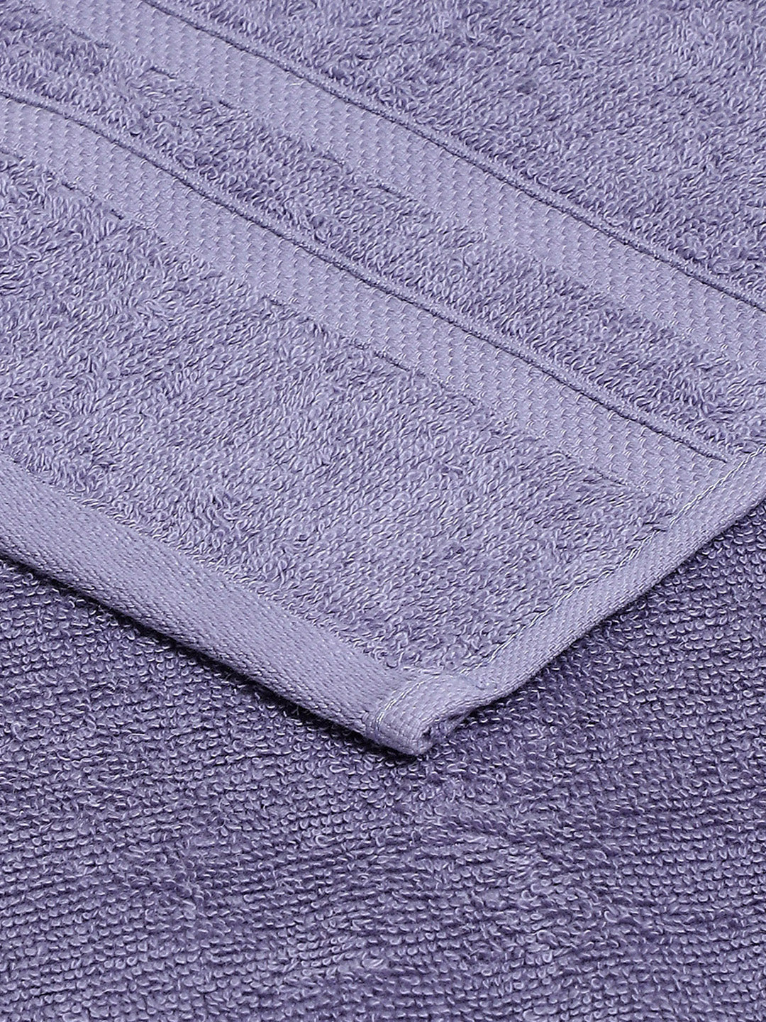 Purple Cotton 525 GSM Hand Towels (Pack of 2)