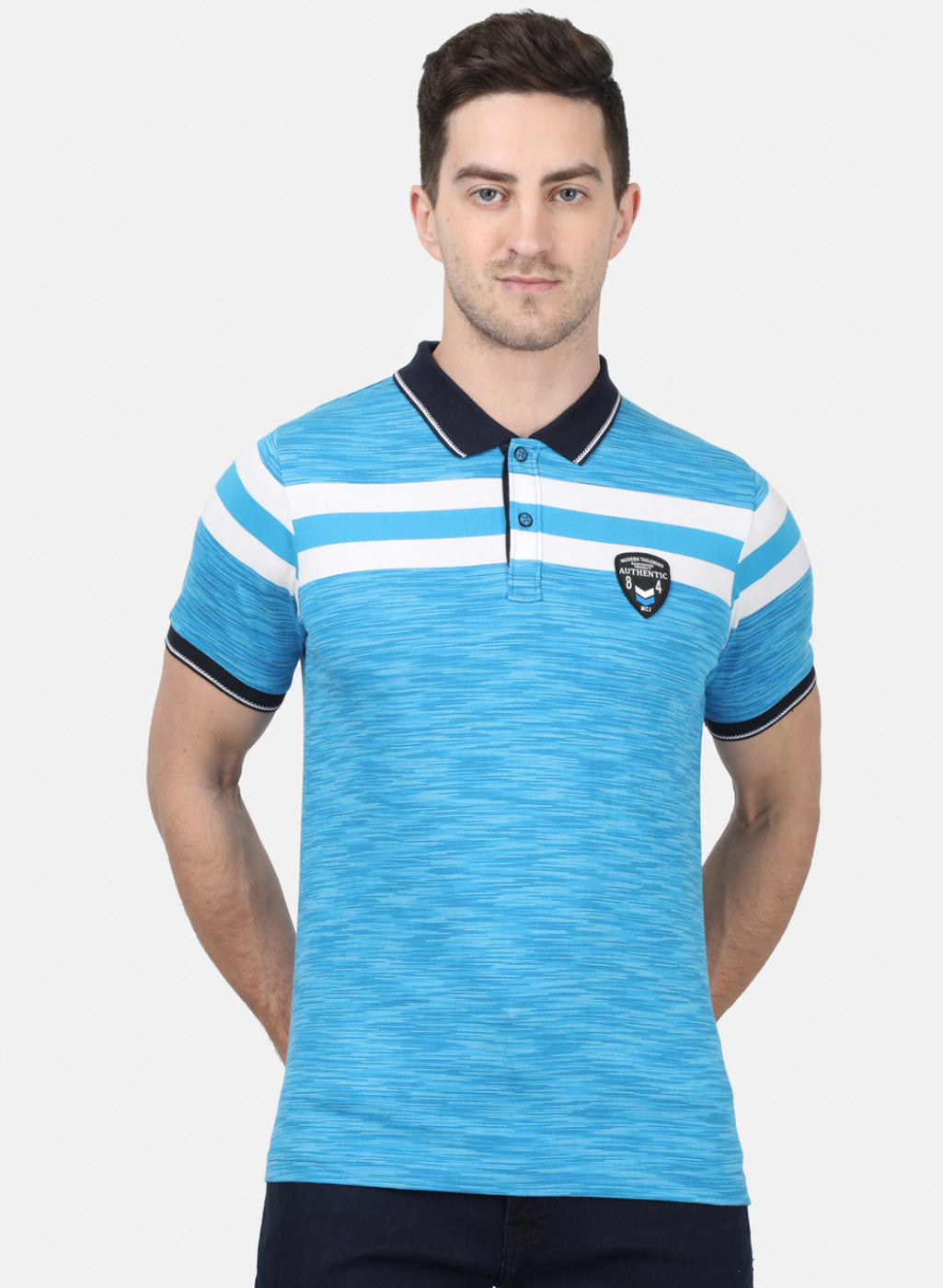 Mens Blue Stripe T-Shirts