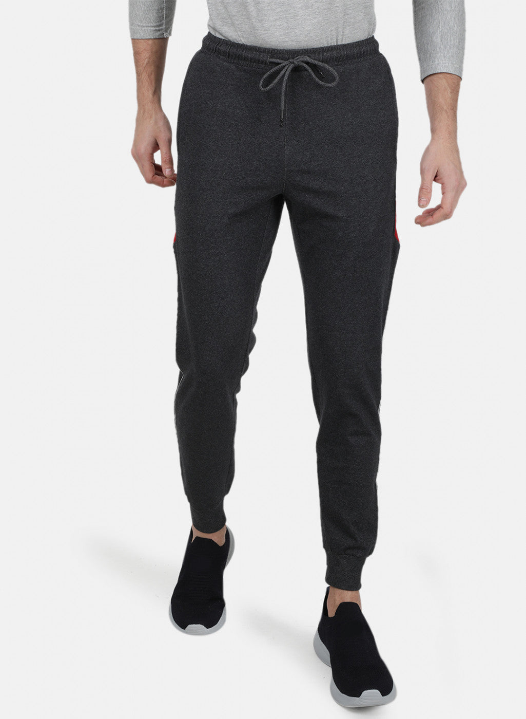 Mens Black Plain Lower