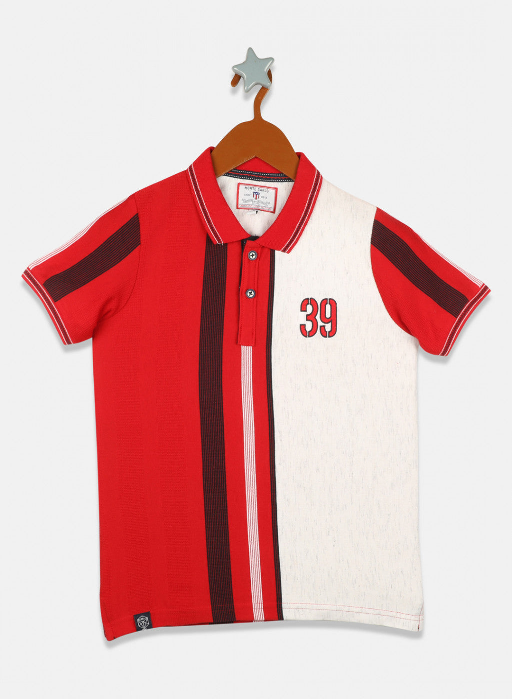 Boys Red Stripe T-Shirt