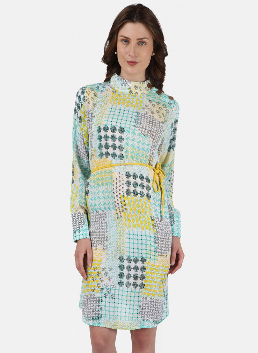 Womens Multi Color Printed Tunic