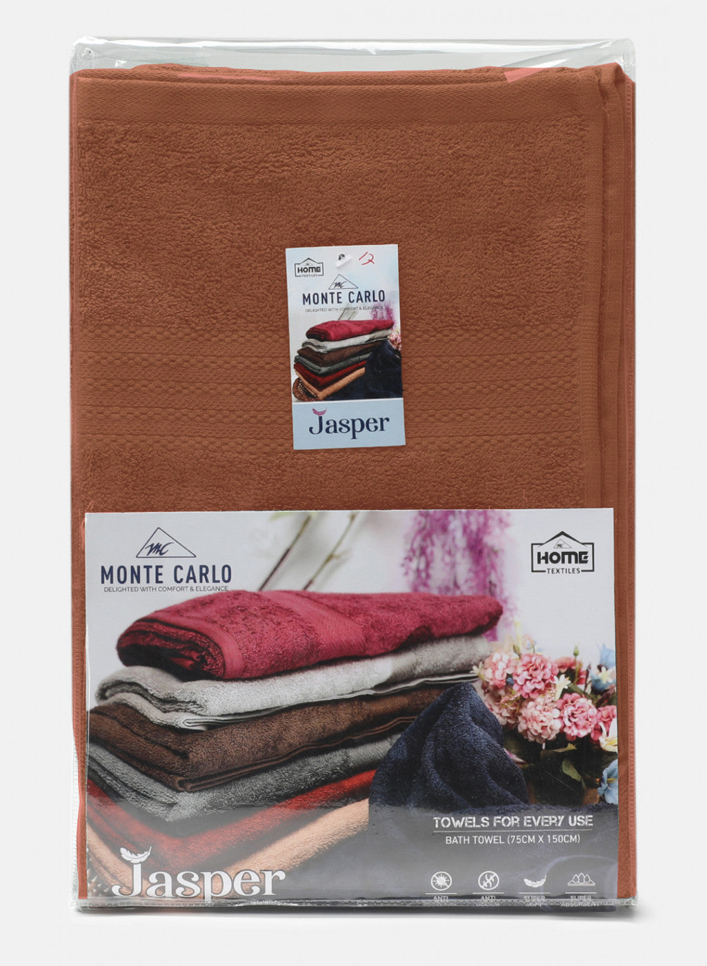 Brown Cotton 400 GSM Bath Towel