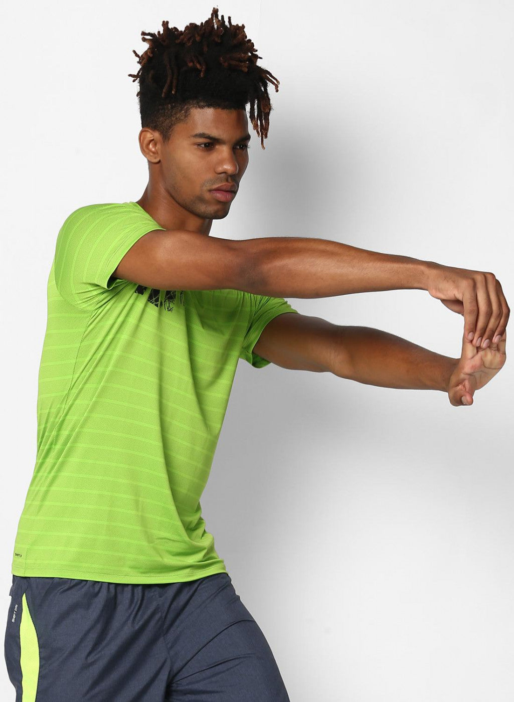 Rock.it Green Round Neck Smart Fit T-Shirt