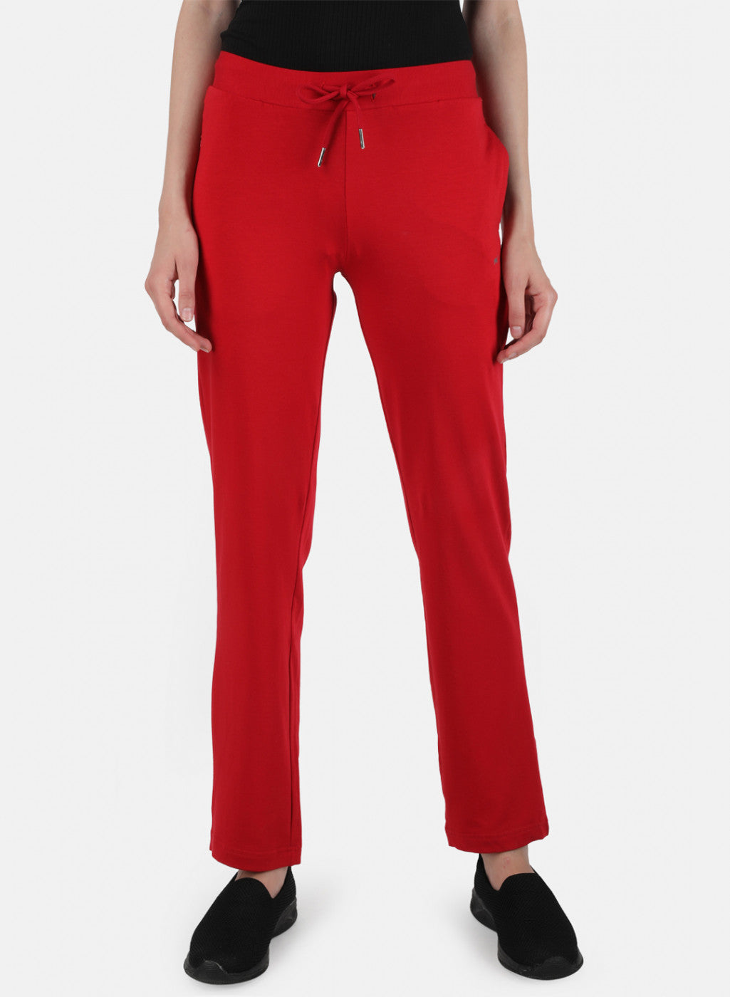 Womens Red Regular Lower