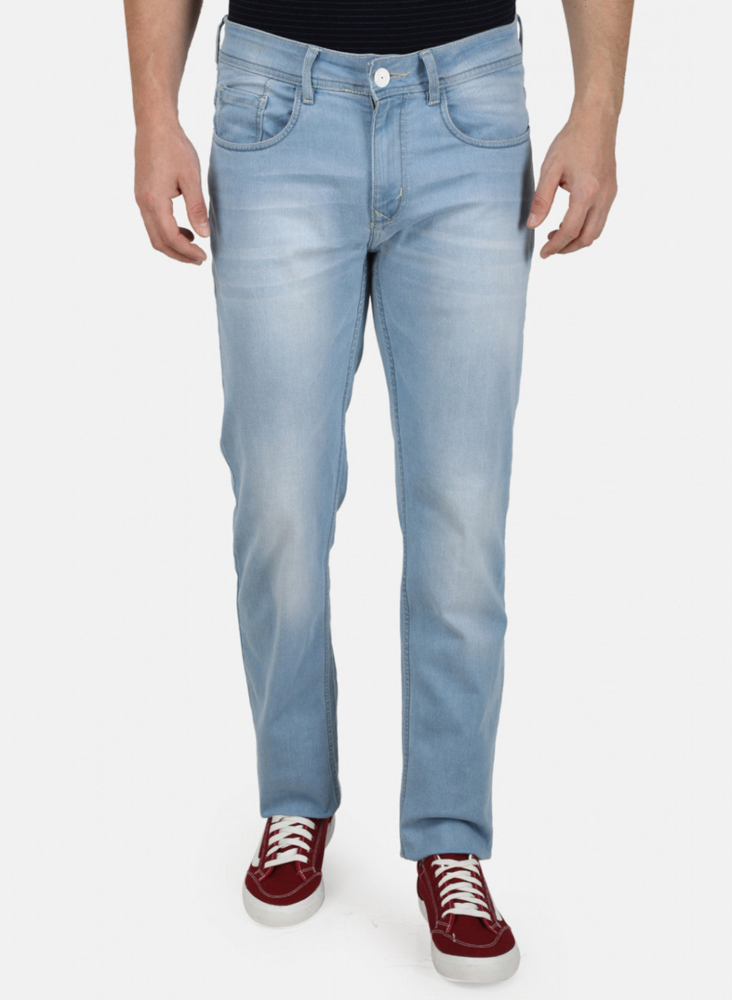 Mens Blue Narrow Denim