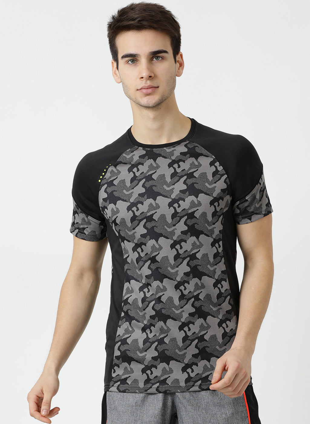 Rock.it Grey Round Neck Regular Fit T-Shirt