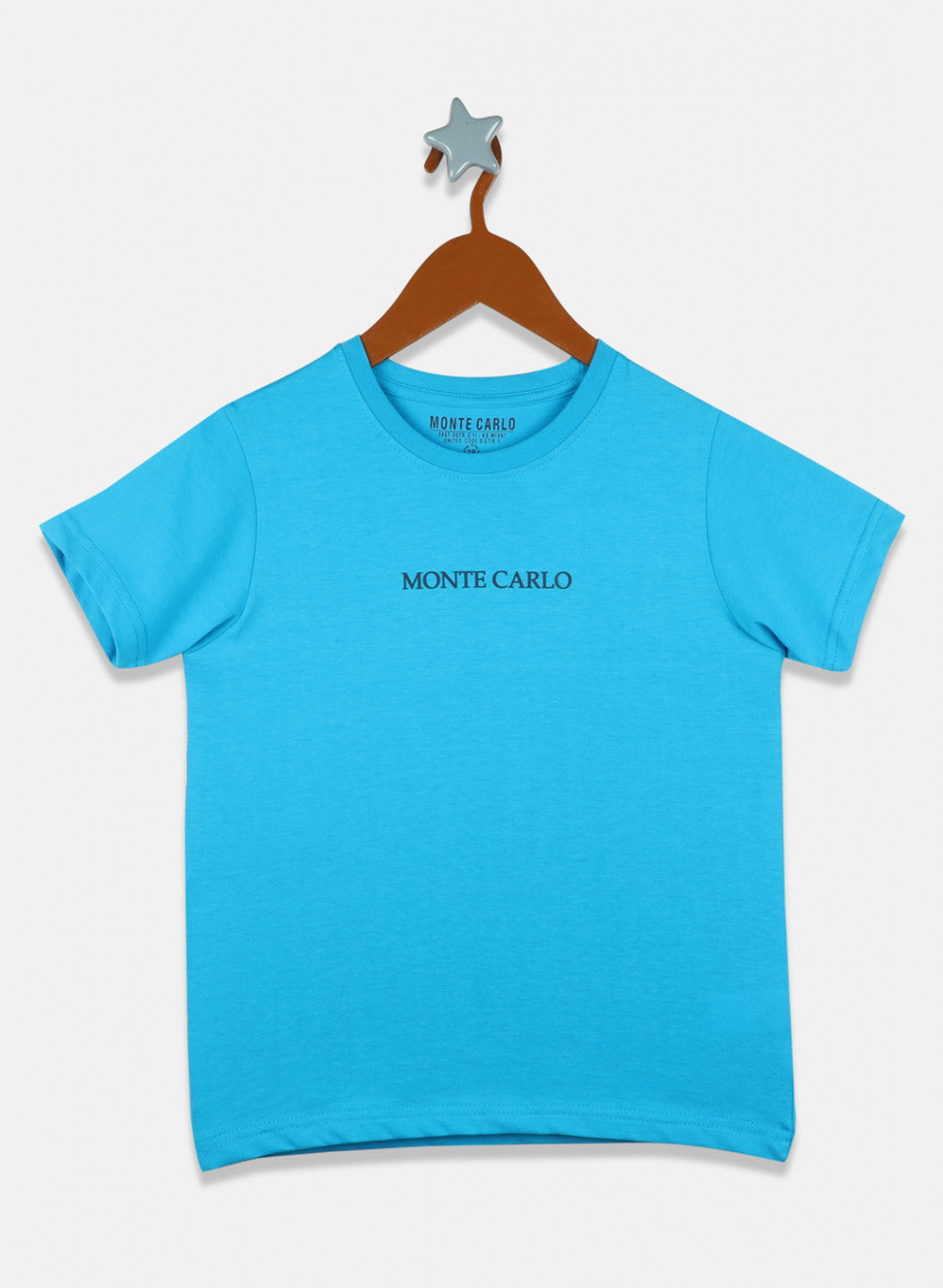 Boys Blue Plain T-Shirt