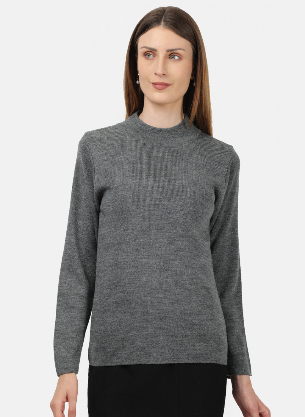 Women Grey Solid Sceavy