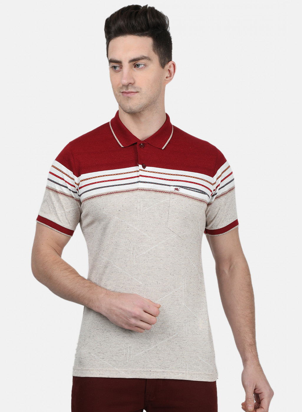 Mens Red Stripe T-Shirt