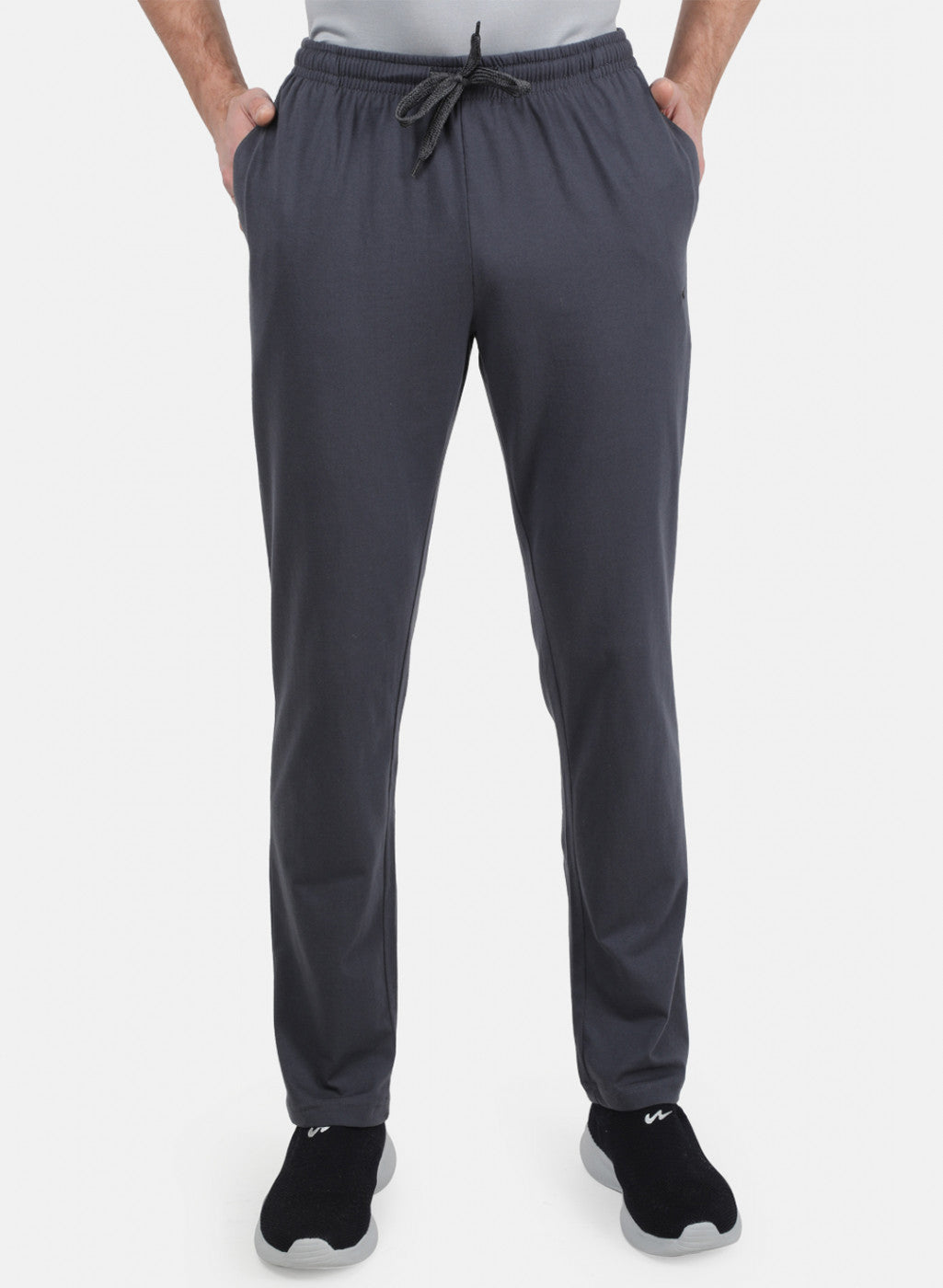 Mens Grey Plain Lower