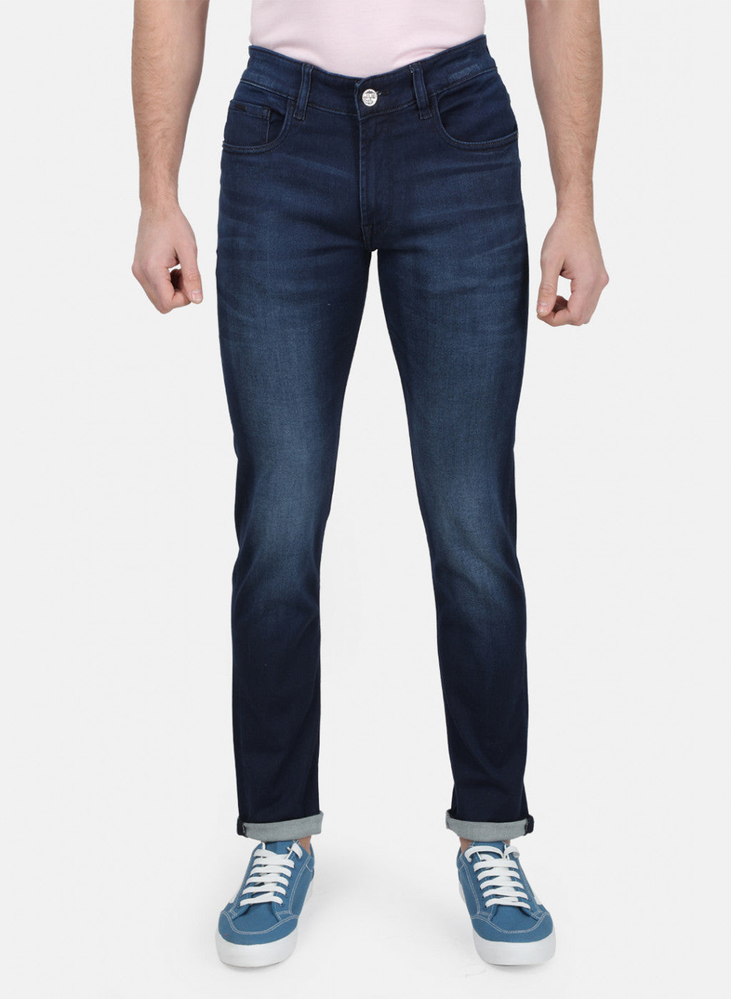 Mens Blue Skinny Denim