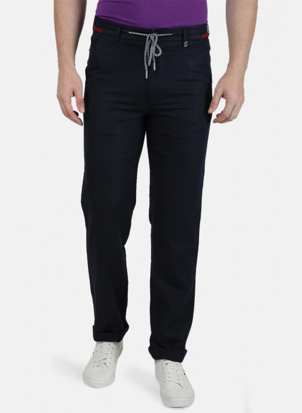 Mens Black Plain Lowers