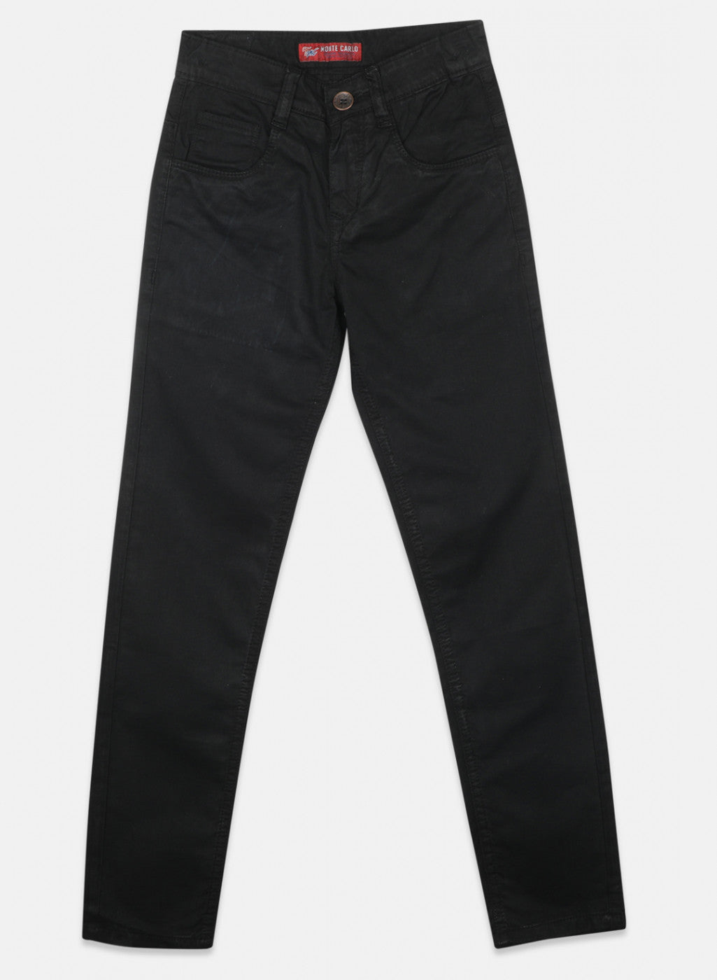 Boys Olive Plain Trouser