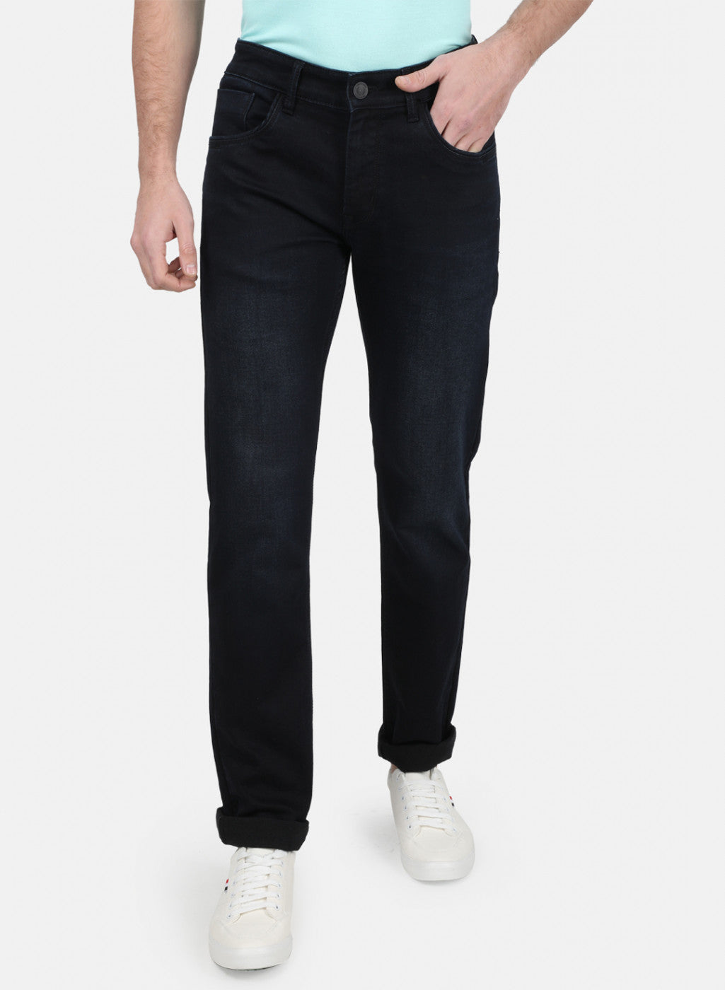 Mens Black NArrow Denim