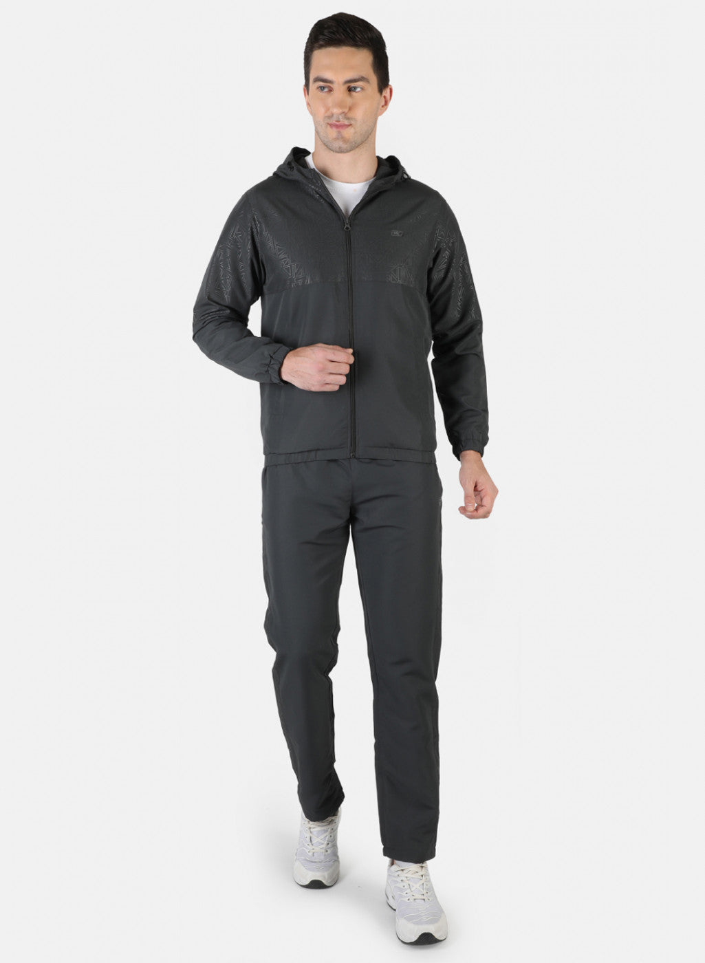 Buy Men Grey Self Design Tracksuit Online in India Monte Carlo