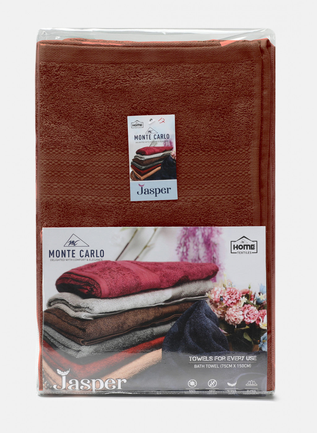 Brown Cotton 400 GSM Bath Towel