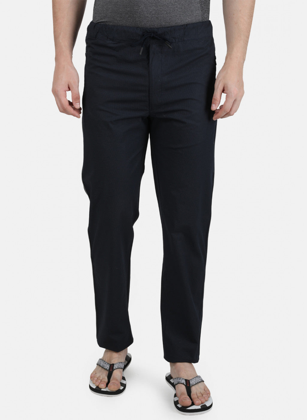 Mens NAvy Blue Printed Lowers