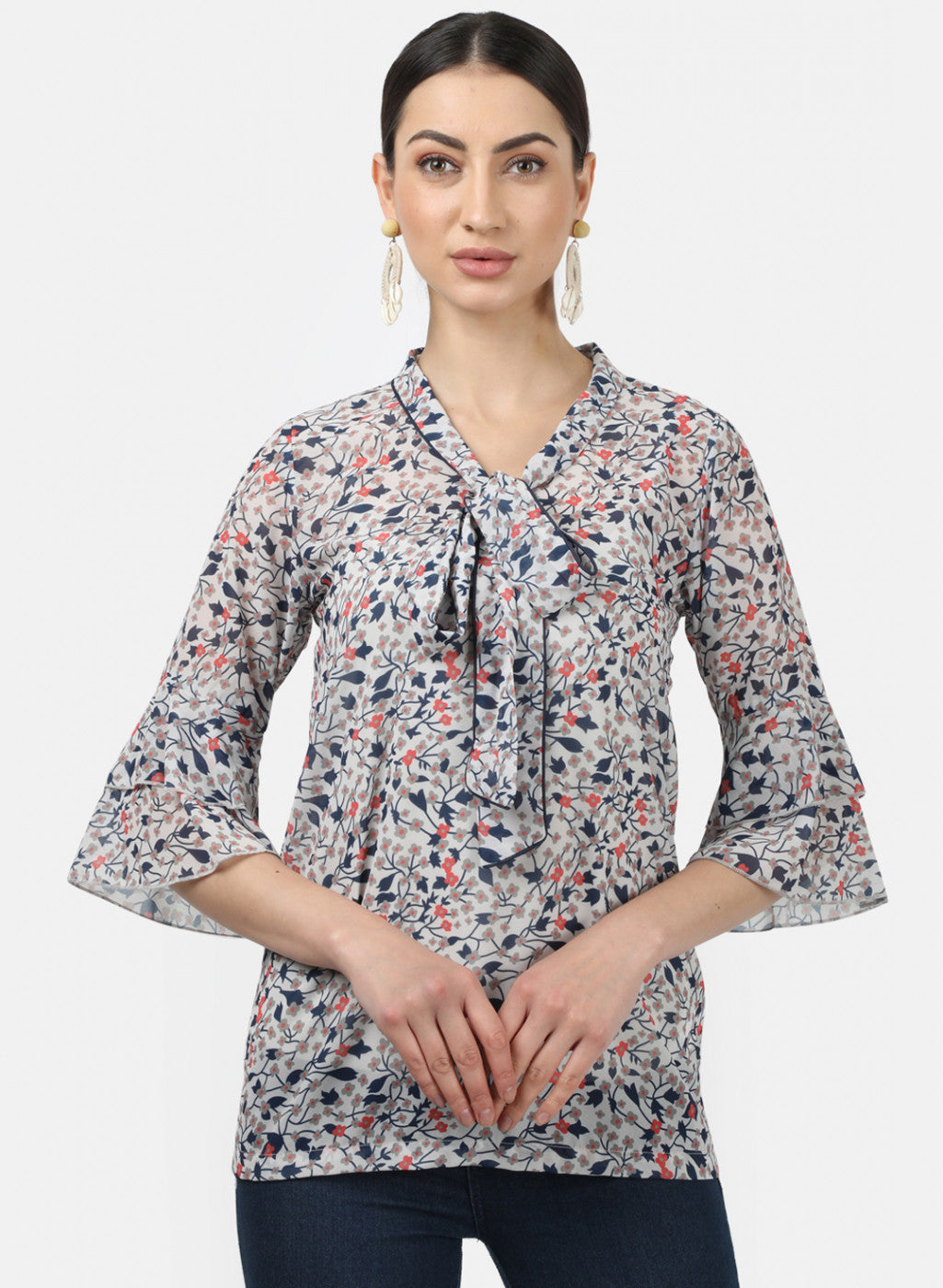 Buy Womens Multi Color Printed Tops Online in India - Monte Carlo