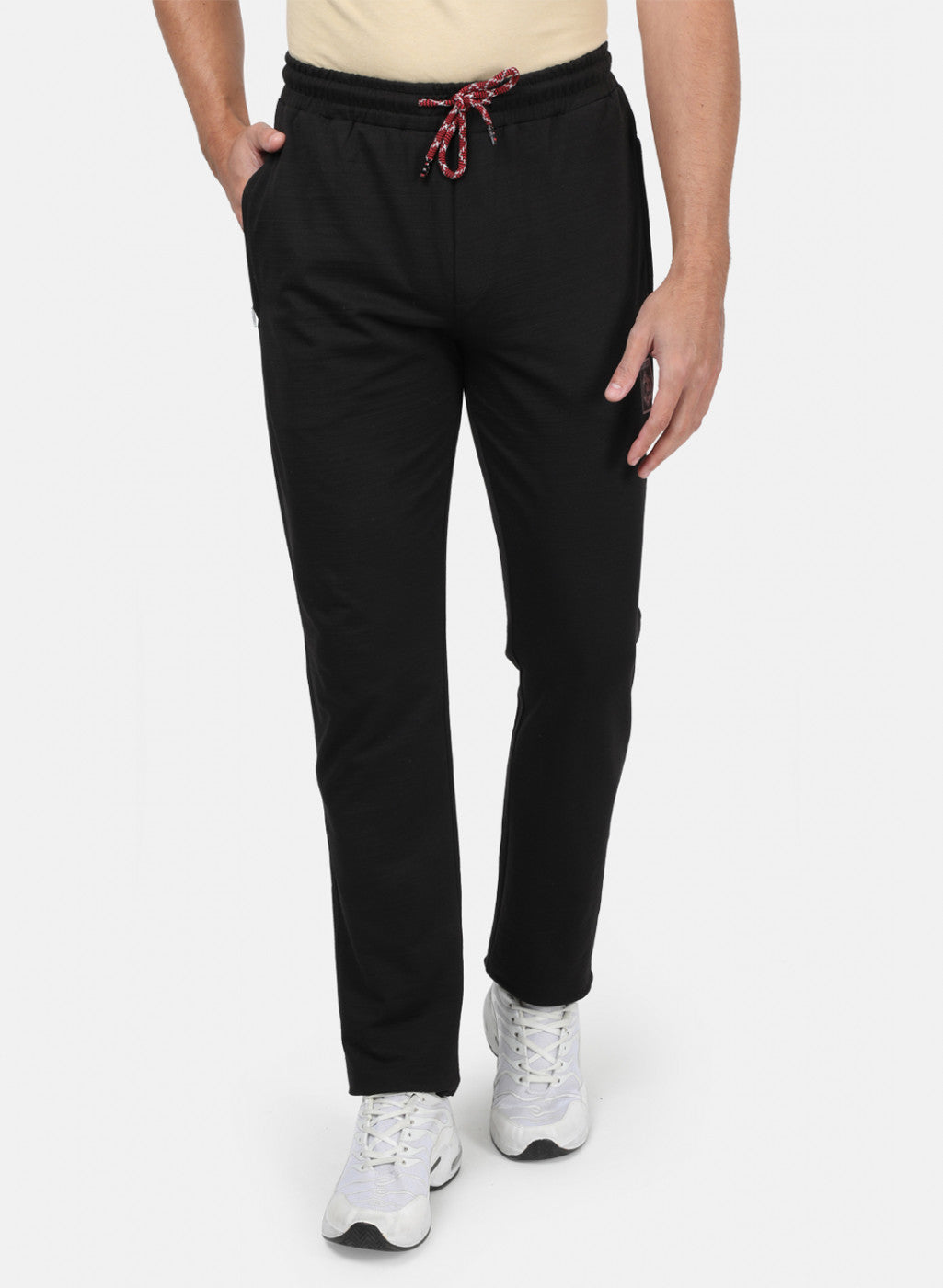 Men Black Plain Lowers