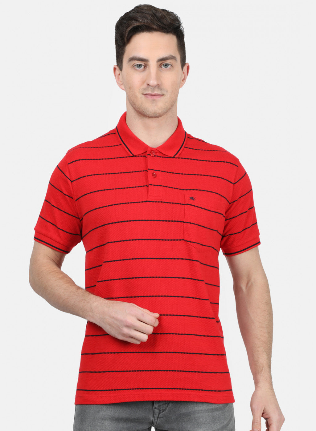 Mens Red Stripe T-Shirt