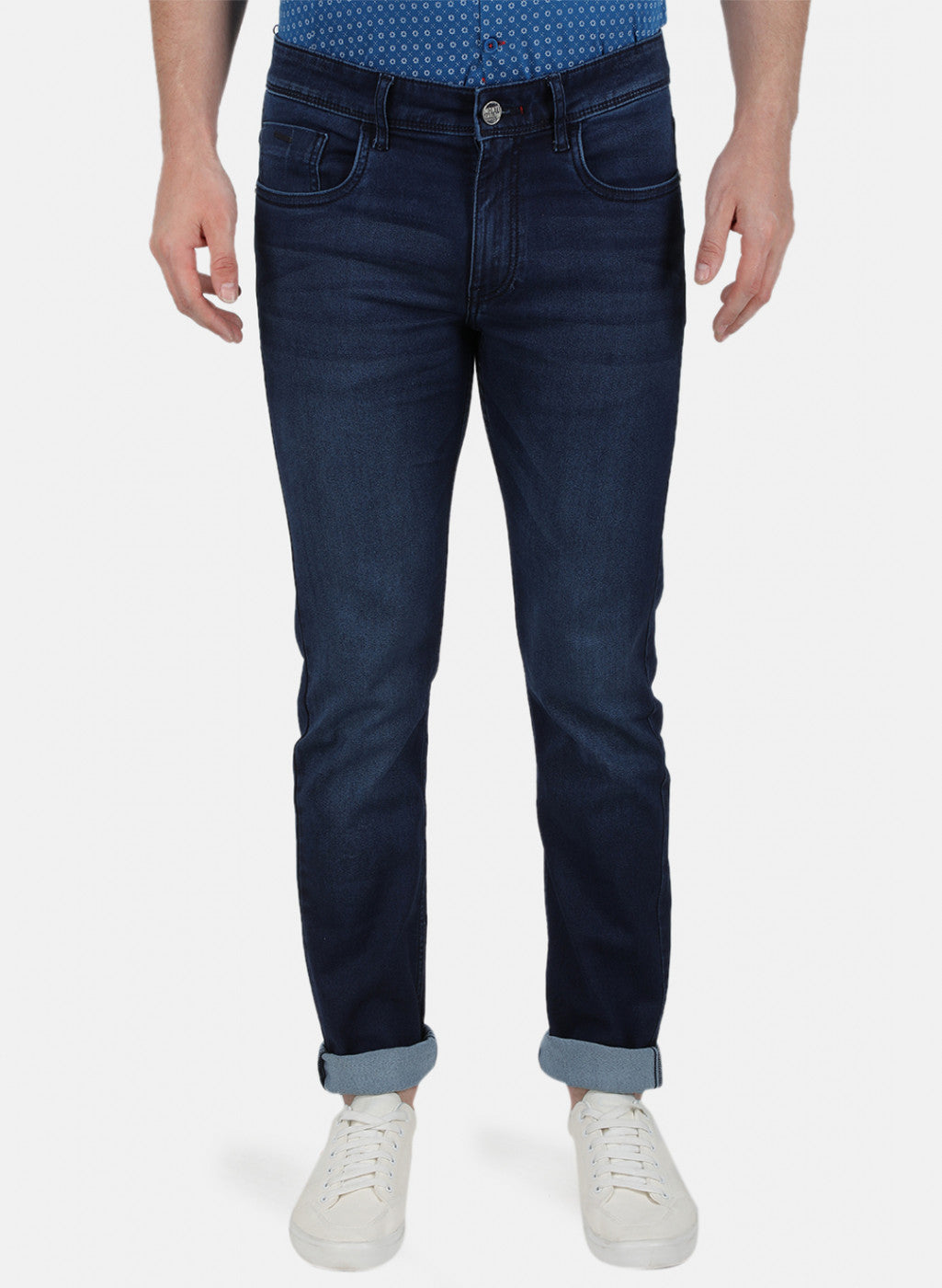 Mens Blue Skinny Denim