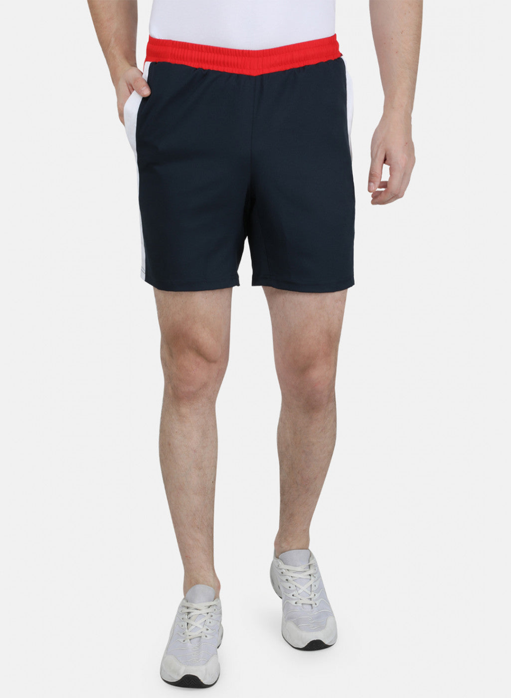 Rock.it Men Navy Blue Plain Short